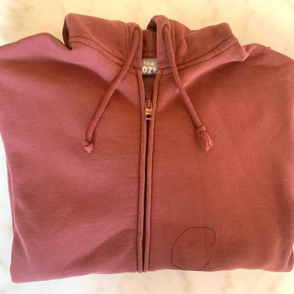 TNA Cozy Sweatfleece Boyfriend Zip-up Hoodie - Picture 2 of 6